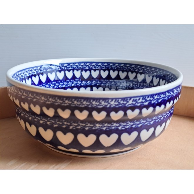 POLISH POTTERY SALAD BOWL